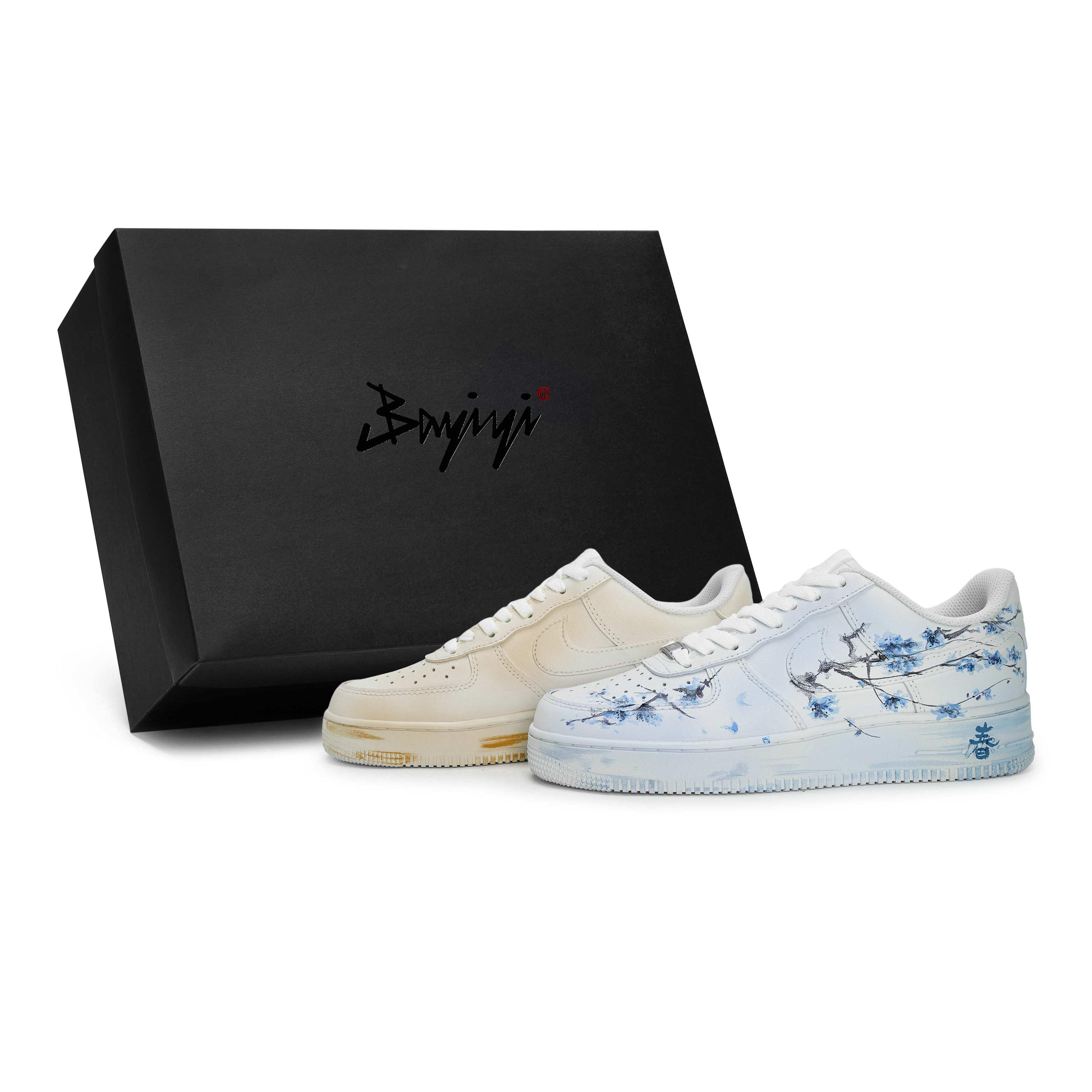 

Nike Air Force 1 Skateboard Shoes Unisex Low Top Blue/Yellow CW2288-111(Team80-S-BOX) 36.5