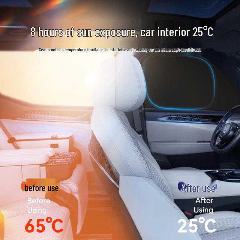 BYD Series Car Window Privacy and Sunshade Curtain - Full Coverage, Heat Insulation, UV Protection.