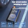 EAFC Wireless Air Pump 4000mAh Inflatable Car Tire Inflator Charging Digital Display Air Compressor Pump LED Light for Auto Moto