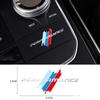 Metal Car Decor Stickers For BMW M Performance 1 3 5 7 Series X1 X2 X3 X4 X5 X6 X7 Auto Interior Center Console Creative Decals yshk28