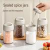 Japanese Style Glass Seasoning Jar with Spoon Lid