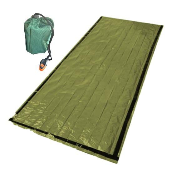 Emergency Sleeping Bag Waterproof Portable Thermal Blanket Lightweight Outdoor Camping Backpacking Hiking Adults Bivvy Sack