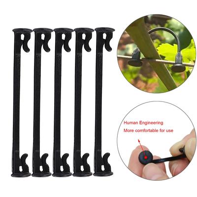 100Pcs Garden Plant Vines Tied Buckle Fixed Lashing Hook Garden Agriculture Greenhouse Vegetable Vine Fastening Strapping Clips