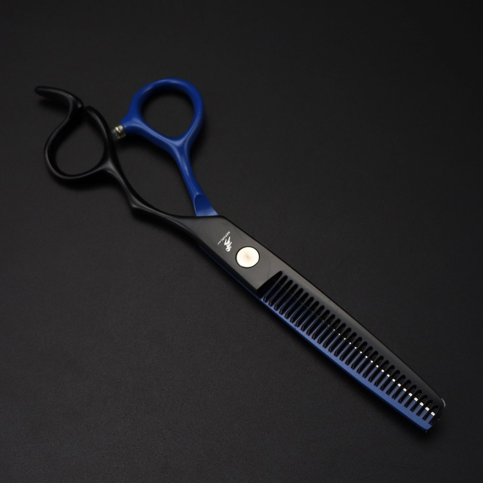 

6.0 Inch Black And Blue Paint, Personality, Hair Scissors, Flat Scissors, Tooth Scissors, Bangs Scissors, Thin Scissors 6.0inch dental scissors