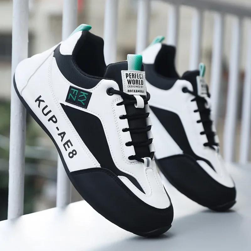 

Модная мужская повседневная обувь, новые модные высококачественные мужские кроссовки, повседневная обувь для отдыха на открытом воздухе, мужская удобная дышащая нескользящая обувь для бега 44 белый