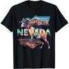 Nevada Nature Mountains Nature Outdoors Hiking Souvenir T-Shirt