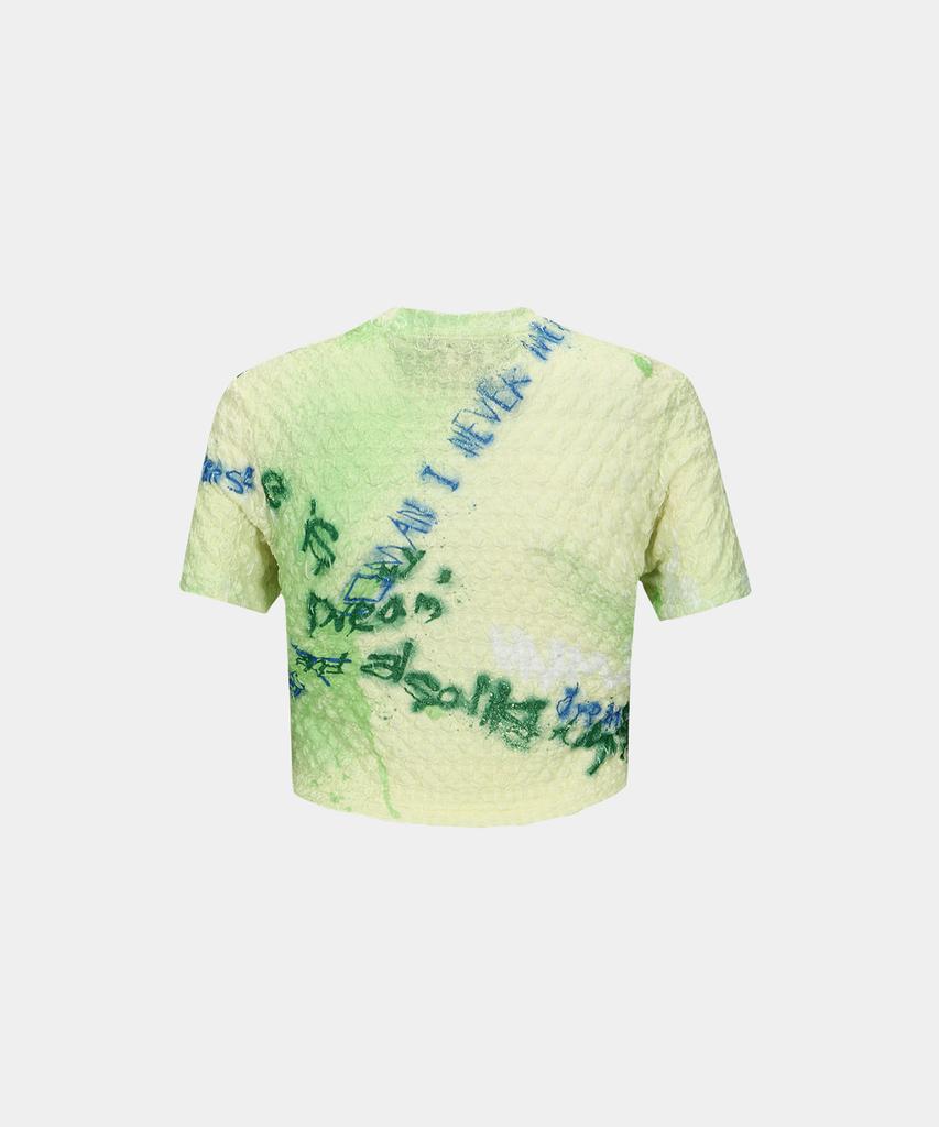 ADSB ANDERSSON BELL (Essential) Jennie Spray Lettering T-Shirt Atb1117W(Lemon)
