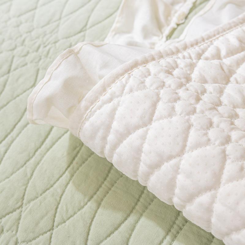 Pure Cotton Ruffle Edge Sofa Cushion Universal In All Seasons, Cotton Fabric Non-Slip Seat Cushion Cover Cloth, Simple Modern Sofa Cover