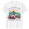 Western Sunset Cowgirl I Got A Heart Like A Truck T-Shirt Cool Country Southern Cowgirl Graphic Tee Country-Music Concert Outfit