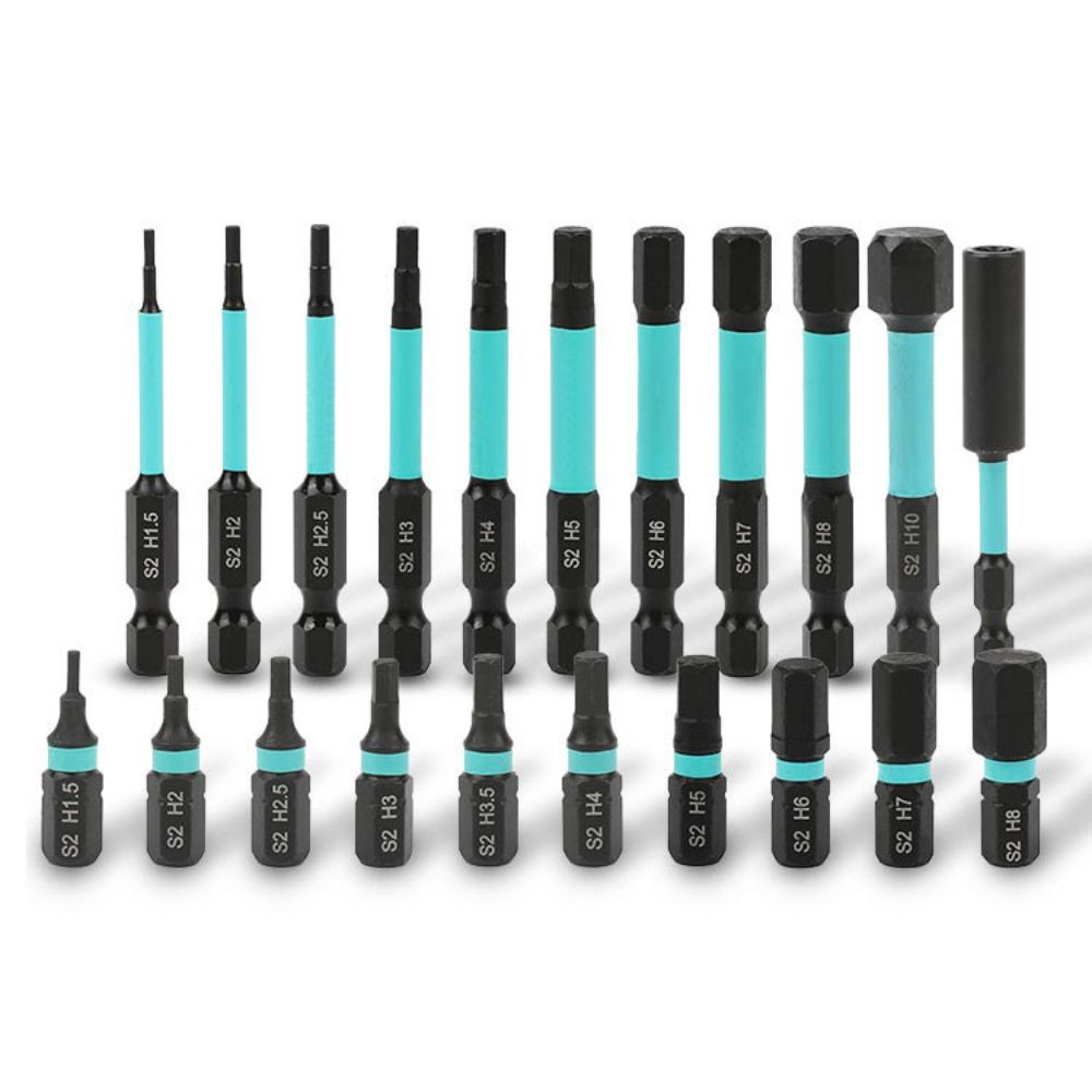 

1/4inch Shank Hexagonal Screwdriver Bit Magnetic Screwdriver Bit Set Furniture