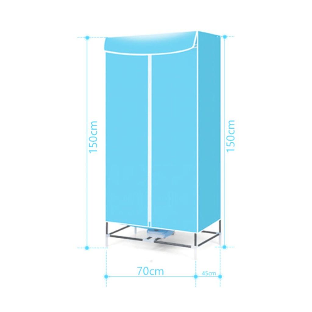 1000W Portable Electric Clothes Dryer Wardrobe Drying Machine 220V Household Drying Closet Stainless Steel Tube Cloth