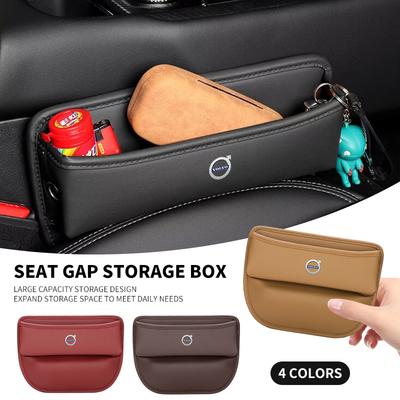 Organisateur d'espace pour siège de voiture Poche latérale pour console de voiture en PU Pour R Design Xc60 V60 S60 V40 V50 S40 S80 C30 Xc40 Xc70 Accessoires