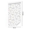 Clouds, Stars, Hearts and Rainbows Wallpaper for Living Room and Bedroom 50x1000