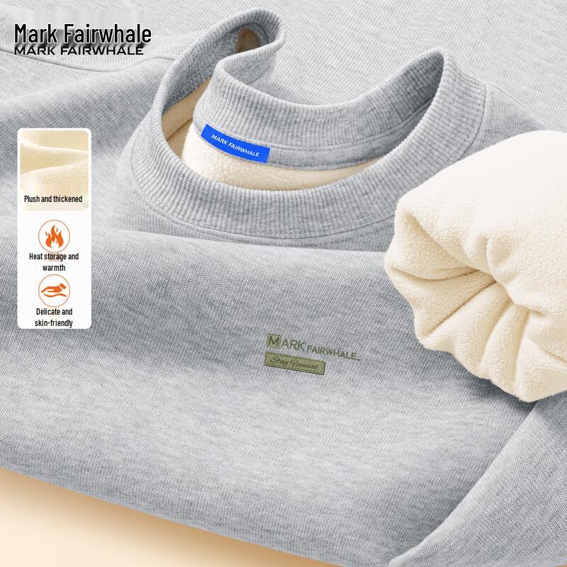 Mark Fairwhale Men's Fleece Lined Crewneck Sweatshirt