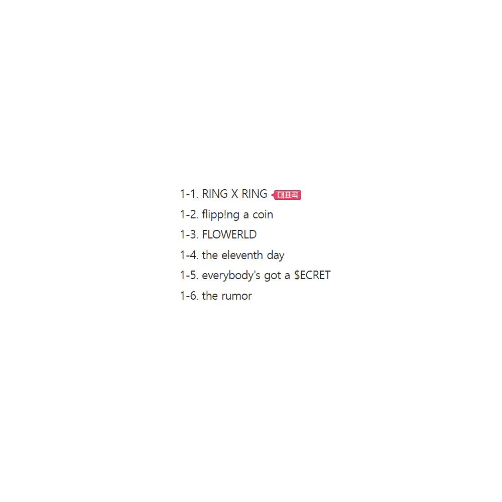 Billlie - 1st Mini album - the Billage of perception - kapittel én [ Billly KPOP RING X RING ]