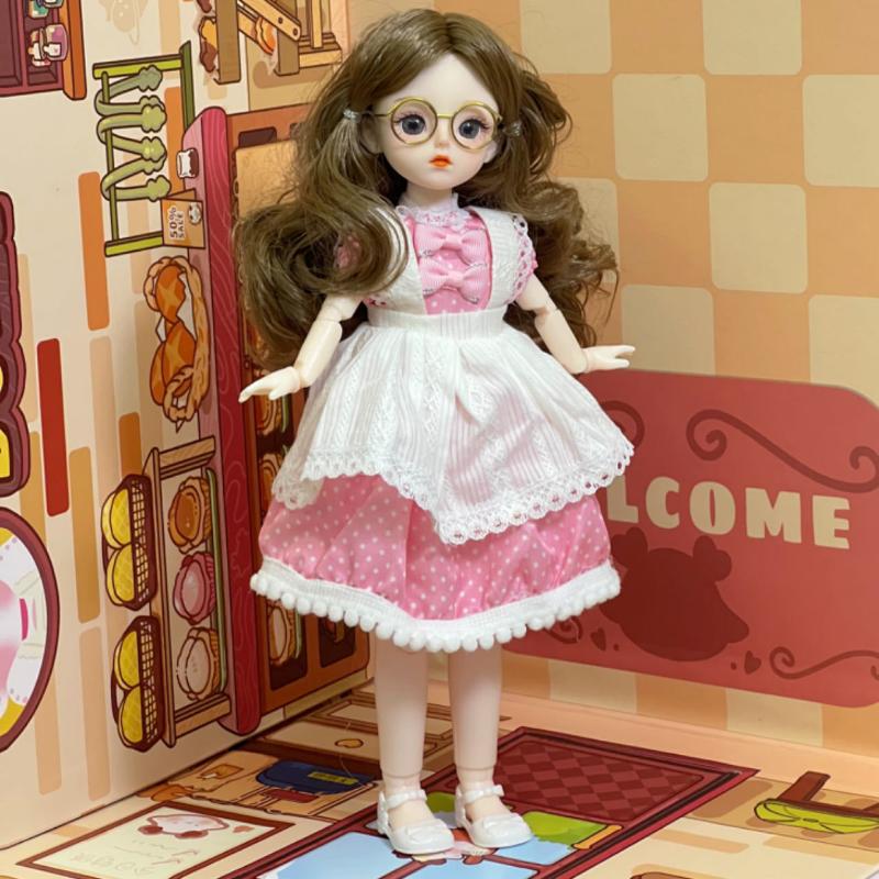 

Высококачественная кукла 30 см, кукла-компаньон для девочки-принцессы, многошарнирная подвижная кукла, подарок 30cm
