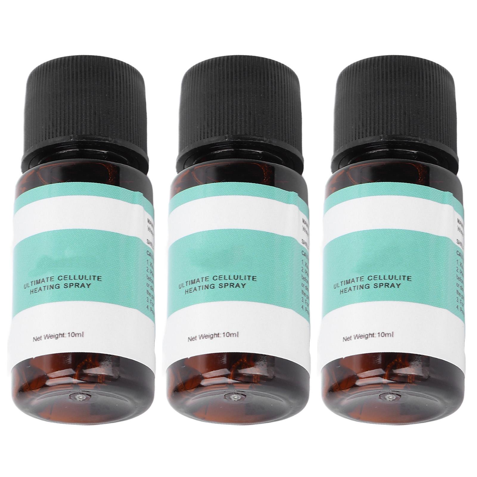 

3pcs 10ml Slimming Spray Fat Reduction Cellulite Melting Spray for Belly Thigh Waist