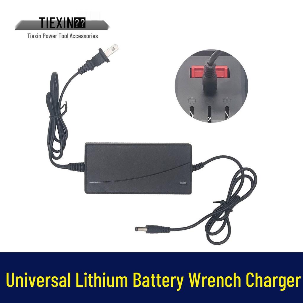 21V/24V Universal Lithium Battery Charger with Overload Protection, Insert Type 08024