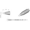 Soldering Iron Tip - JBC TOOLS - C245406 - Chisel Shape - Size 0.7 Mm - 1 Pc