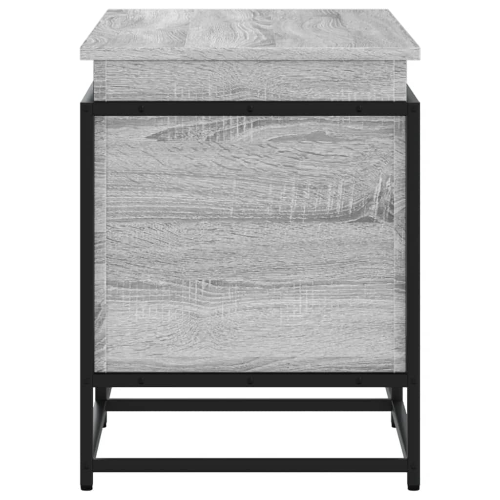 Storage Box with Lid Gray Sonoma 100 X 40 X 51.5 Cm