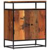 Day and Night - Day and Night Sideboard Made of Recycled Solid Wood and Steel 60x35x76 Cm