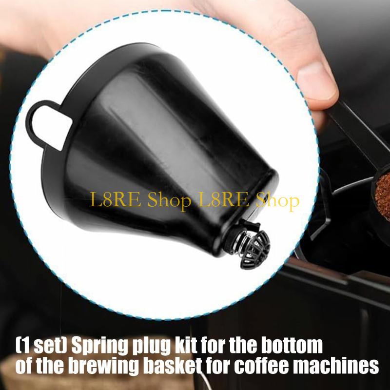 L8RE Coffee Machine Brewing Basket Brew Basket Bottom Spring Plug Kits for DCC-1200