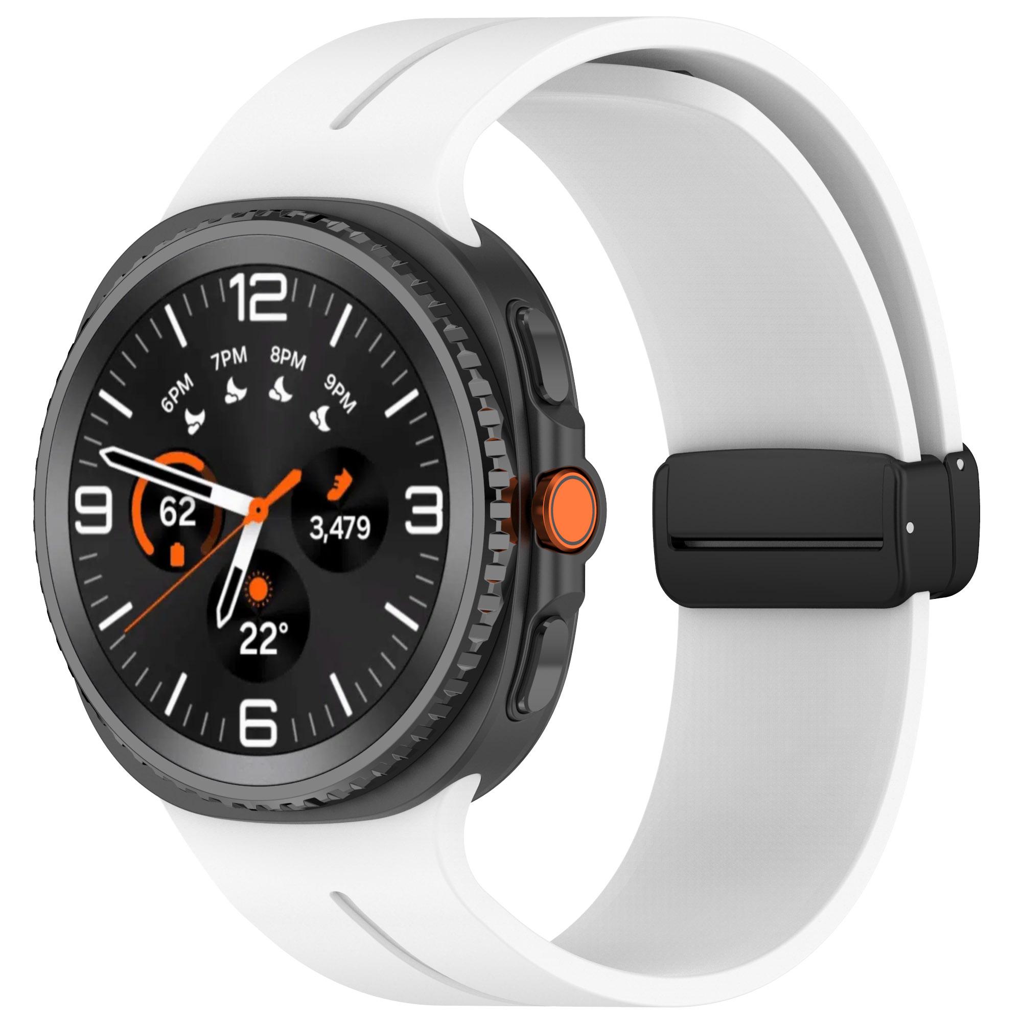 

Силіконовий ремінець для Samsung Galaxy Watch 8 40мм 44мм/8 Classic 46мм Магнітний браслет Ремінець для зап ястя для Samsung Galaxy Watch 8 12mm