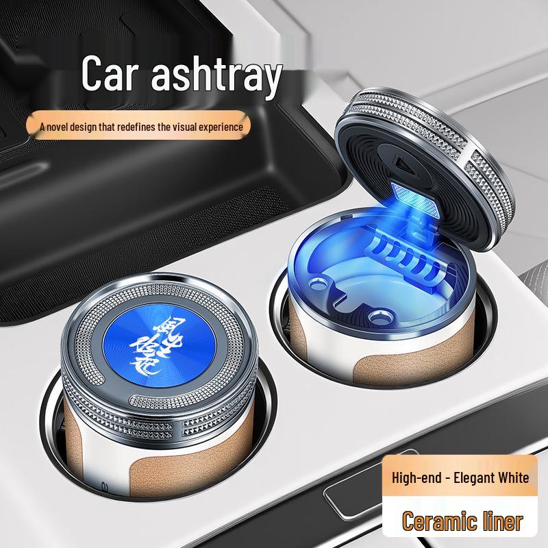 Buick-Compatible Car Ashtray for Regal, LaCrosse, Excelle, Encore, Verano, GL8, GX, Envision, and GL6.