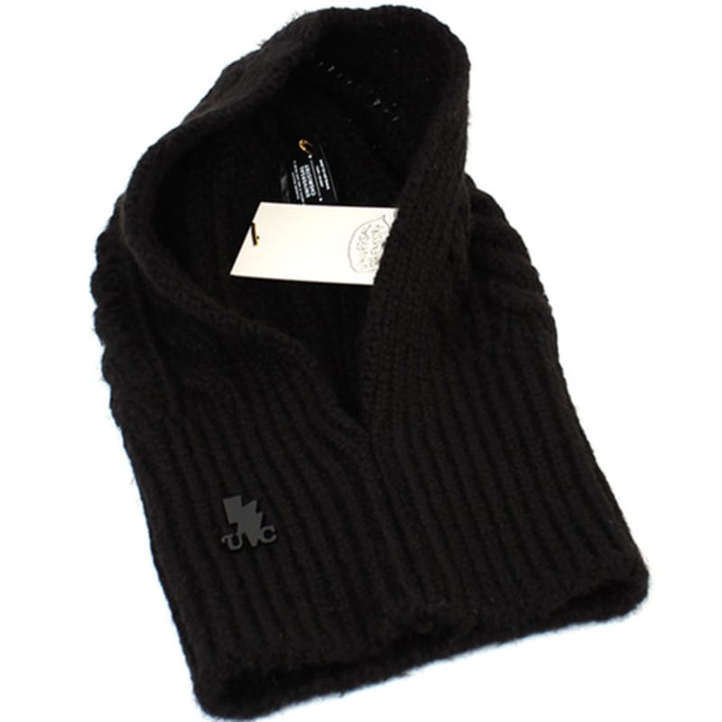 Universal chemistry Twist Knit Black Balaclava