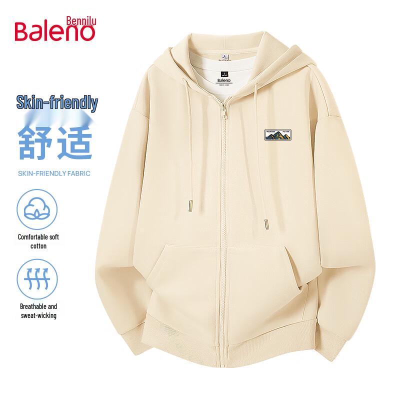 Baleno Men's 2025 Casual Sport Zippered Hooded Jacket