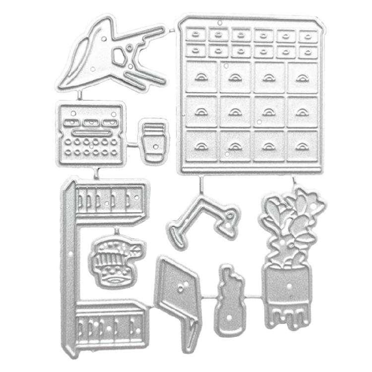 Канцелярские металлические вырубки Шаблон для тиснения Трафарет Скрапбукинг для открыток 1