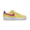 Nike Air Force 1 Low Ps Non-Slip Durable Breathable Low-Top Kids Skate Shoes Kids Sneakers White Yellow Pink FJ3484-800