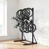 Freestanding Bike Rack Max 5 Bikes Bicycle Organizer Standing Bike Rack