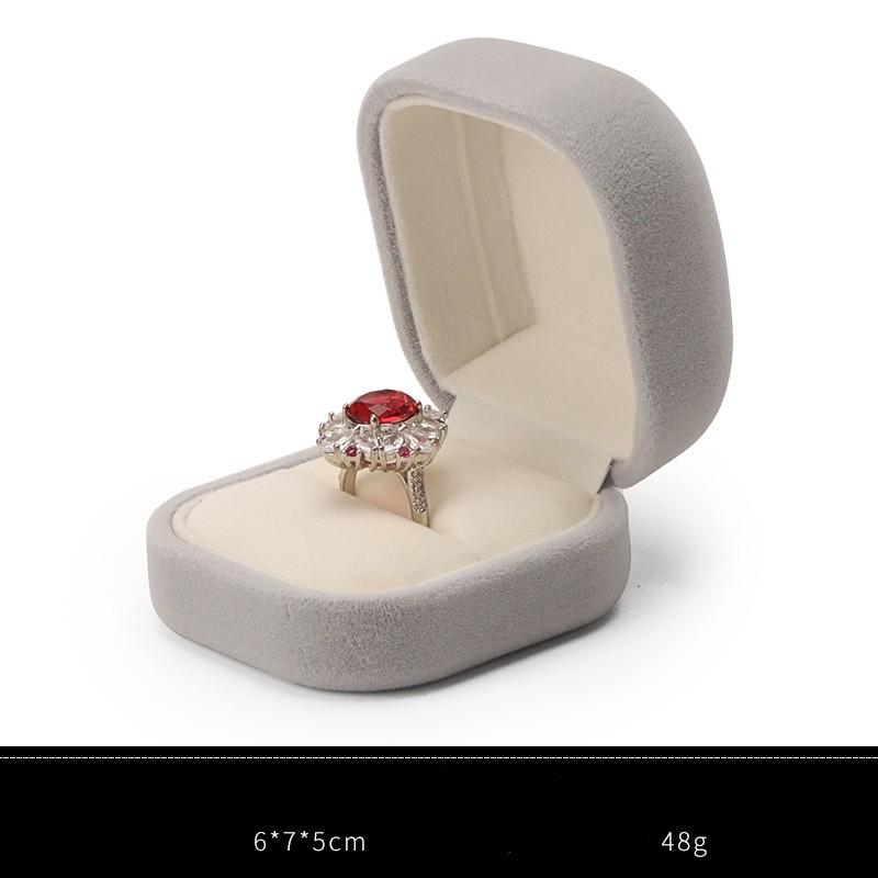 Pendant Display Box Soft Velvet Velvet Jewelry Box Earring Box Exquisite For Daily Storage Travel High-End Gift Packaging