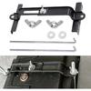 1 PC Car Bracket with J Bolt, Durable Thickened Adjustable Fixed Battery Holder Replacement accessoriesr, Universal Automotive Ship (Black),