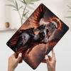 Fiery Angel of Darkness Printed Poster Customized Wall Art Retro Vintage Metal Tin Signs for Modern Home Decoration Luxury Decor