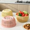 Breathable Vegetable Food Cover Washable Fruit Basket Anti Fly Mosquito Cover Kitchen Dining Table