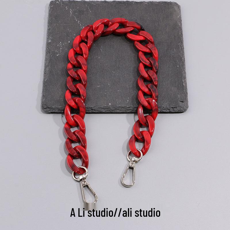 Multi-color Acrylic Chain: Versatile Bag Strap, Phone Lanyard, and Crossbody Accessory