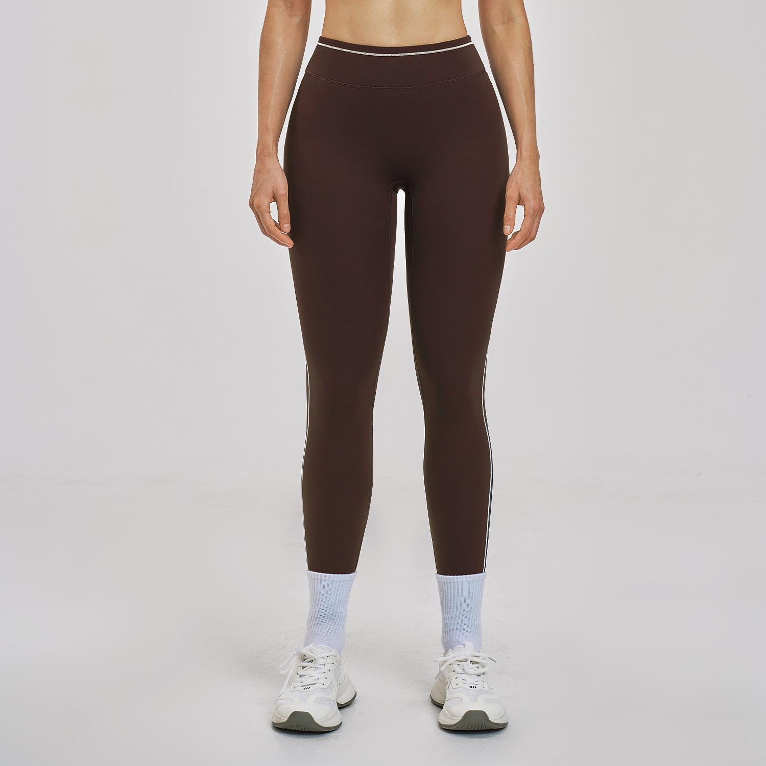 Dare-to-Show High-Waisted Cross-Color Quick-Dry Yoga & Cycling Pants