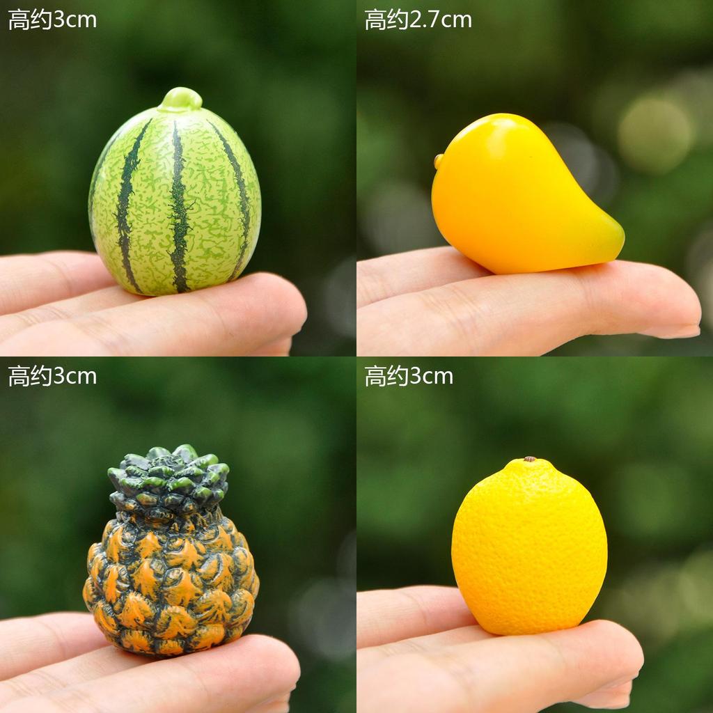 Resin Fruit Miniature Blind Bag Set With Realistic Model For Kids And Collectors