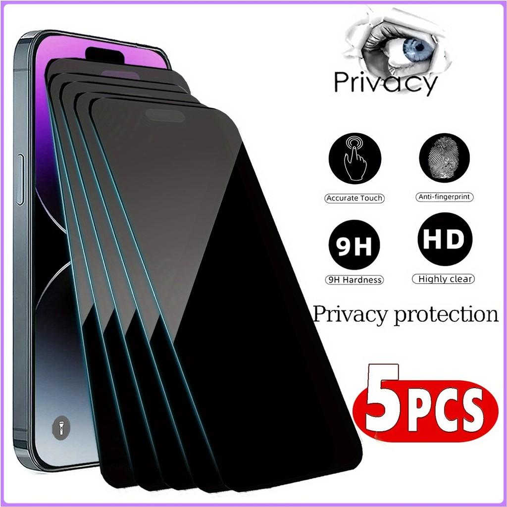 3-5Pcs Privacy Screen Protector for Vivo Y17S Y28S 4G Mobile Phone Screen Tempered Glass Protector Anti-Peep Explosion Protective Case