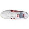 ONITSUKA TIGER Corsair Skórzane Odporne na Ścieranie Oddychające Niskie Codzienne Buty Unisex Białe Czerwone D713L-0123