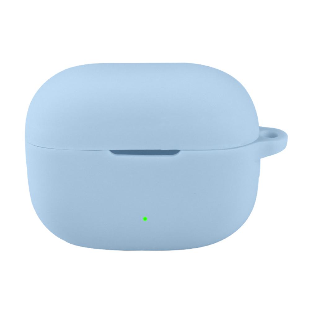 For vivo iQOO TWS 5 Silicone Case Wireless Earbuds Protective Cover with Anti-Lost Buckle