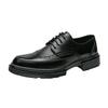 Leder-Loafer für Herren: Business & Freizeit, Atmungsaktive Formelle Schuhe, Niedrig geschnitten, Dicksohlig, Britischer Stil für Hochzeiten.