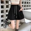 Workwear Sports Shorts Summer Loose Casual Sleepwear A-line Wide High Waisted Shorts