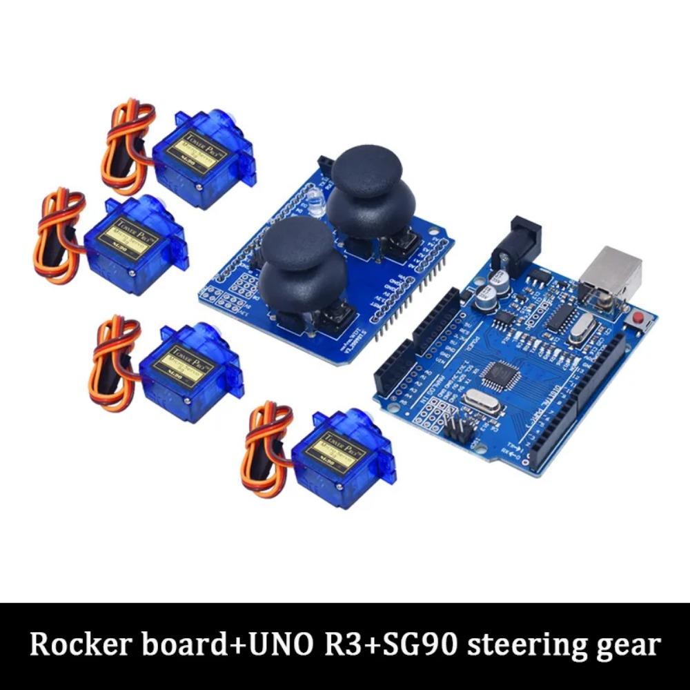 SG90 MG90S 4 Dof Kit Robot Acrilic Mecanic Manipulator Gheară Neasamblat Pentru Arduino Braț Robotic Kit STEAM Programare Braț Robotic