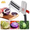 Răzătoare manuală din oțel inoxidabil pentru varză, legume, bucătărie, tăietor manual pentru a face salată coleslaw sau varză murată de casă, gadgeturi