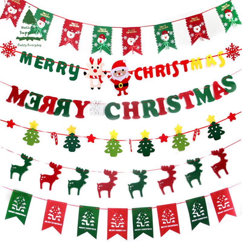 

Christmas decorations, hanging flags, Christmas decorations, hanging flags, shopping malls, shops, hanging and decorating non-woven fabric flags