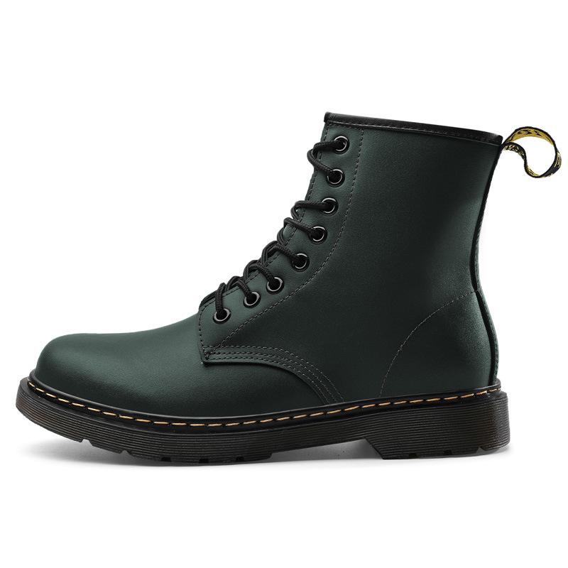 1 Martin Boots Classic Soft Leather British Style Short Boots NAPPA Leather Boots Round Head