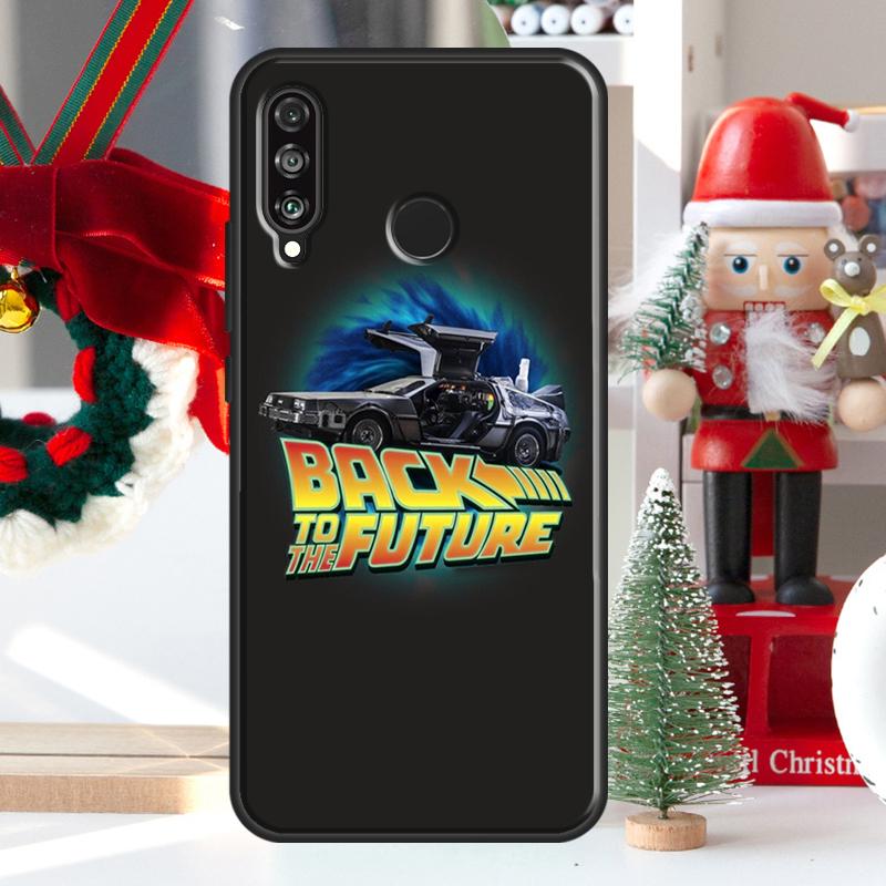 Back To The Future Time Machine For Huawei Nova 9 10 SE 11 Pro Y60 Y70 Y90 Y61 Y91 Y72 Y73 12i 11i 8i P20 P30 P40 Lite Case